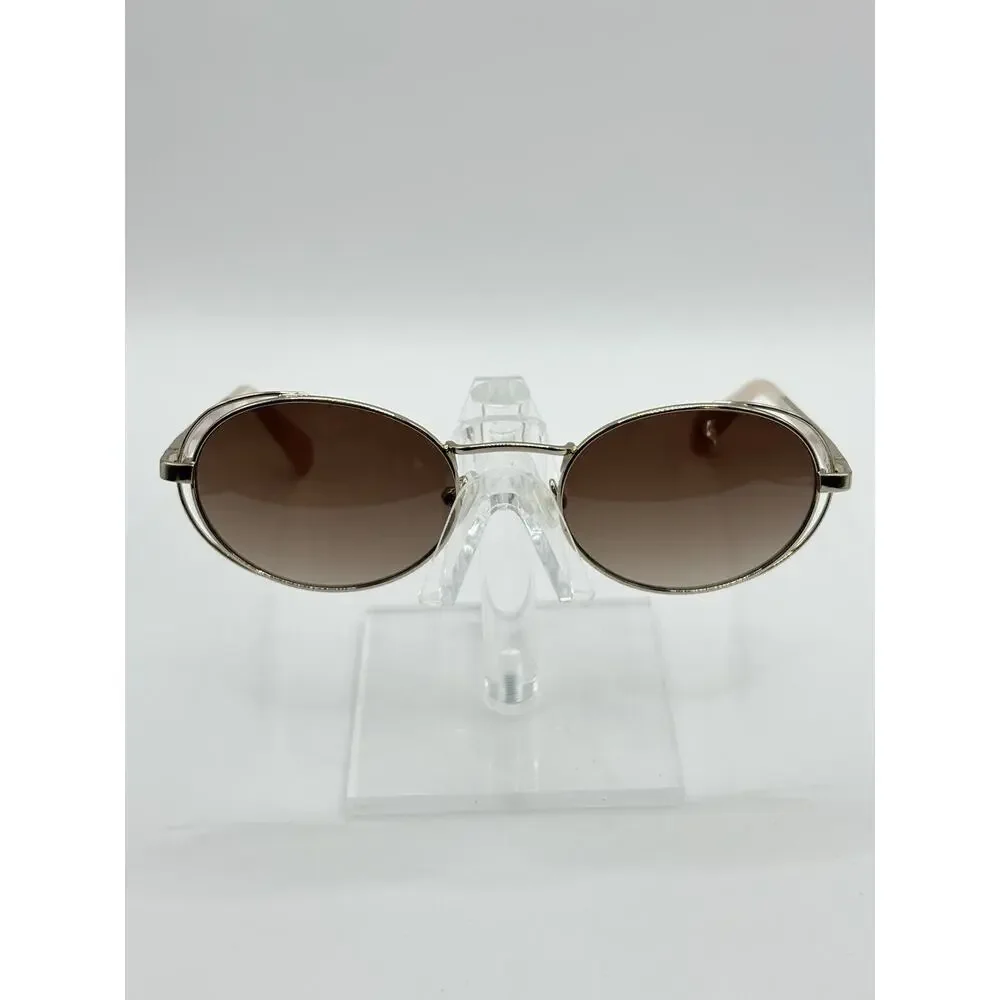 BCBGeneration Aviator Sunglasses Gold Brown Gradient Women BG3014